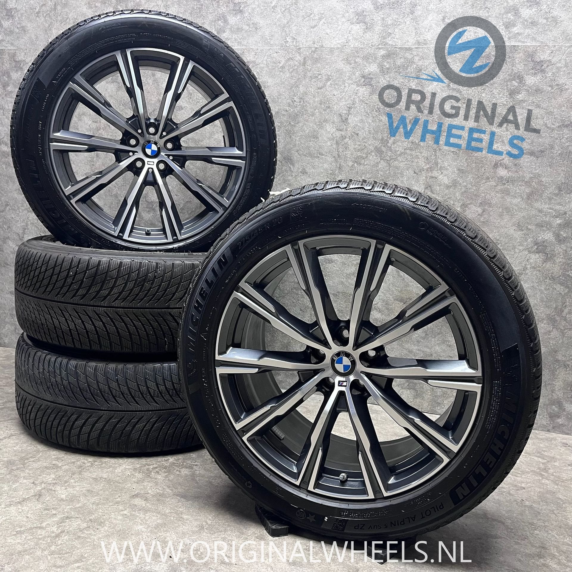 20 inch originele velgen + winterbanden BMW X5 G05 740 M, Auto-onderdelen, Gebruikt, -, 275 mm, -