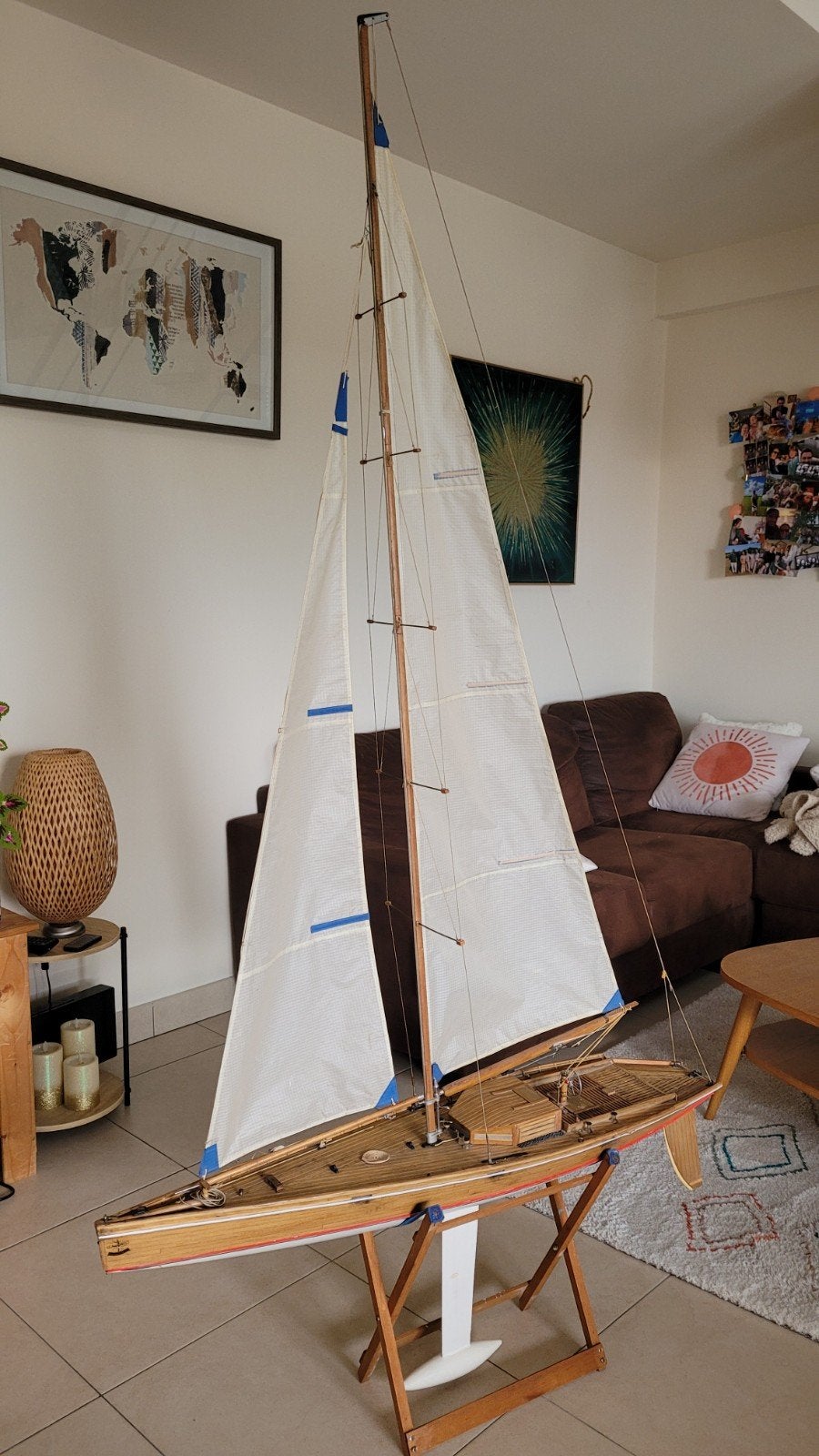 Uitzonderlijke klassieke zeilboot, Ophalen