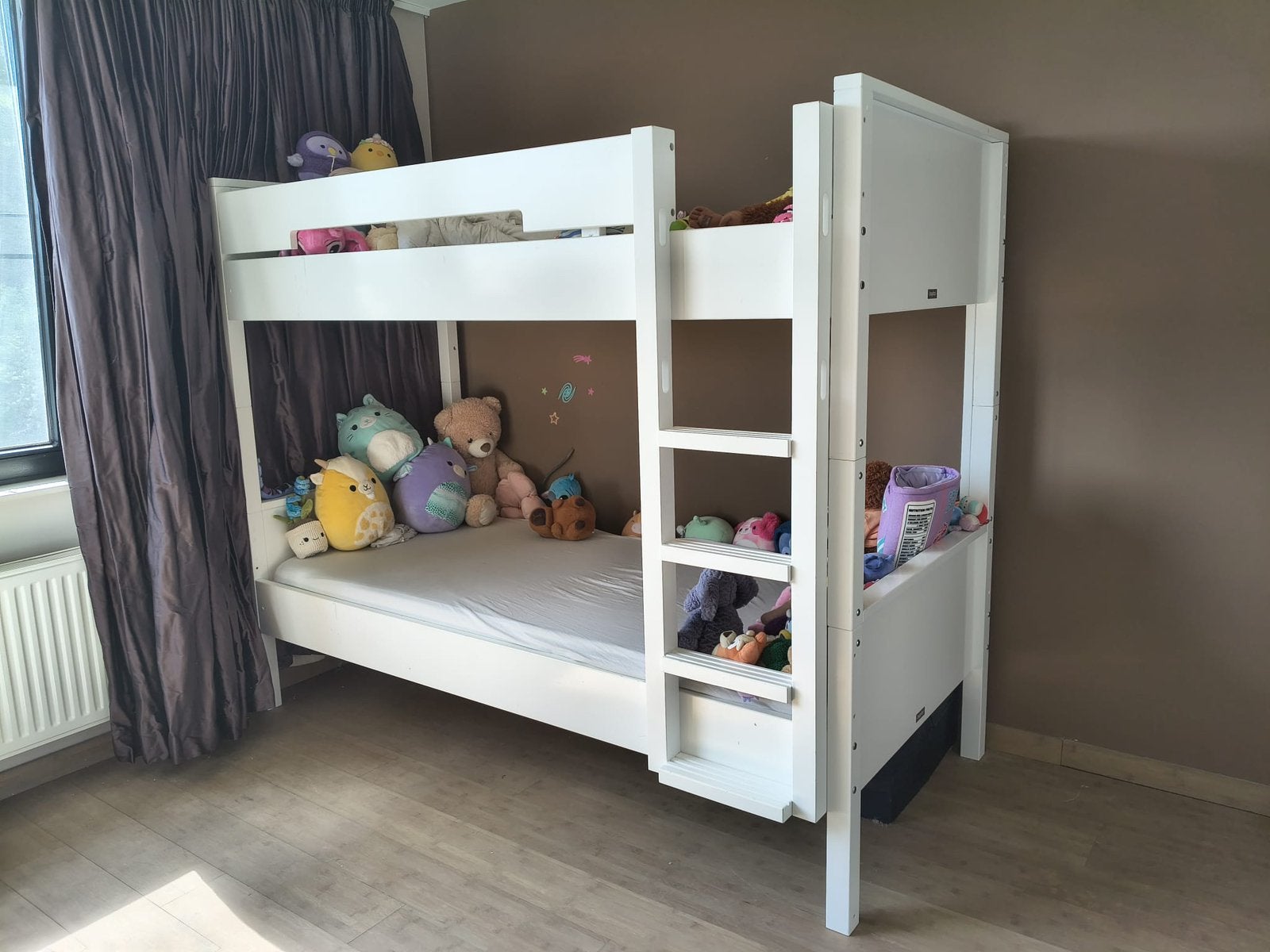 Stapelbed Bopita, Kinderen en Baby's, Kinderkamer | Stapelbedden en Hoogslapers, Zo goed als nieuw, Stapelbed, Ophalen