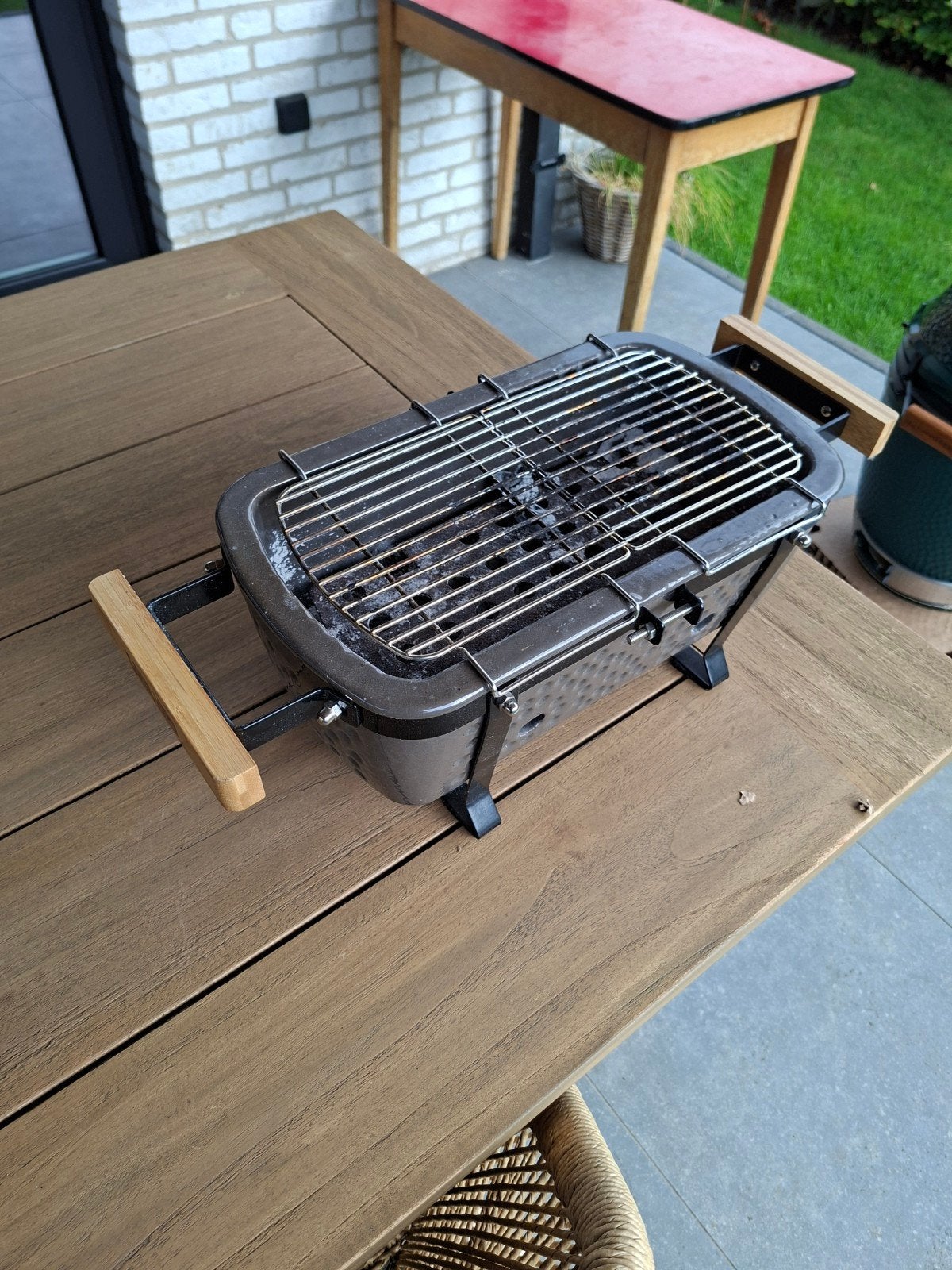 Grill guru tafel bbq, Ophalen
