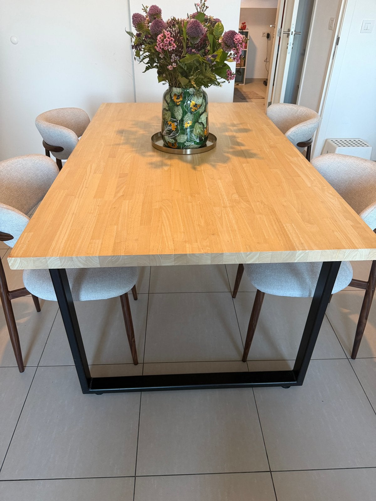 Table salle a Manger, Ophalen, Gebruikt, 50 tot 100 cm, Vijf personen of meer