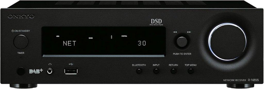 Onkyo R-N855, stereo netwerkreceiver | DAB+, AirPlay, phono, Audio, Tv en Foto, Versterkers en Ontvangers, Ophalen of Verzenden
