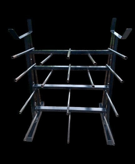 Platenrek voor professioneel bodybuilding, Sport en Fitness, Fitnessmaterialen, Ophalen, Gebruikt, Halterschijven