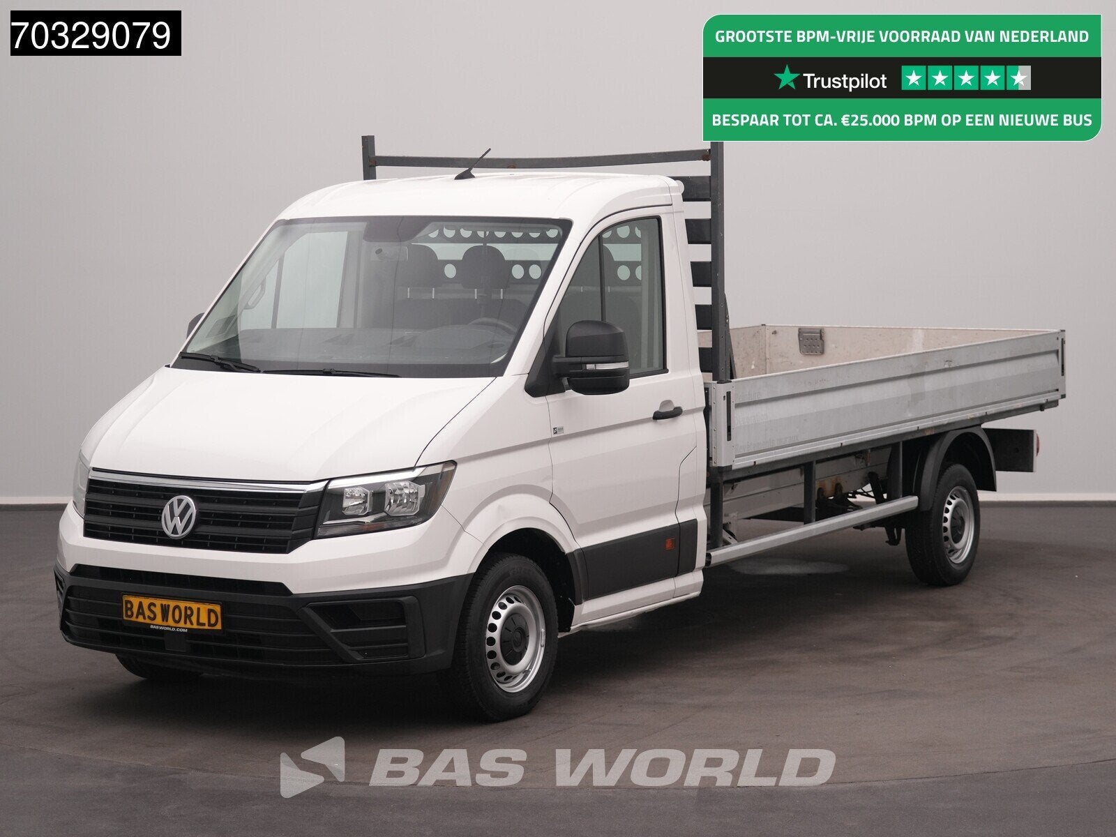 Volkswagen Crafter 177pk Open Laadbak 177PK Euro6 Pritsche P, Autos, Camionnettes & Utilitaires, 177 ch, Achat, Verrouillage central
