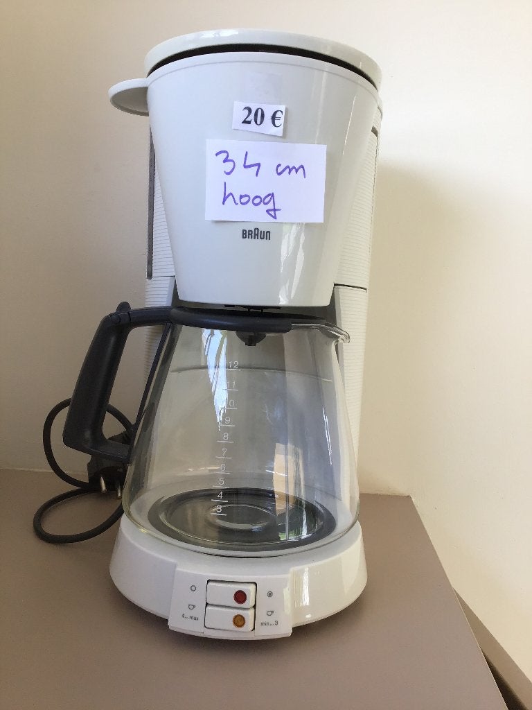 Machine à café BRAUN en parfait état, Enlèvement ou Envoi, Comme neuf