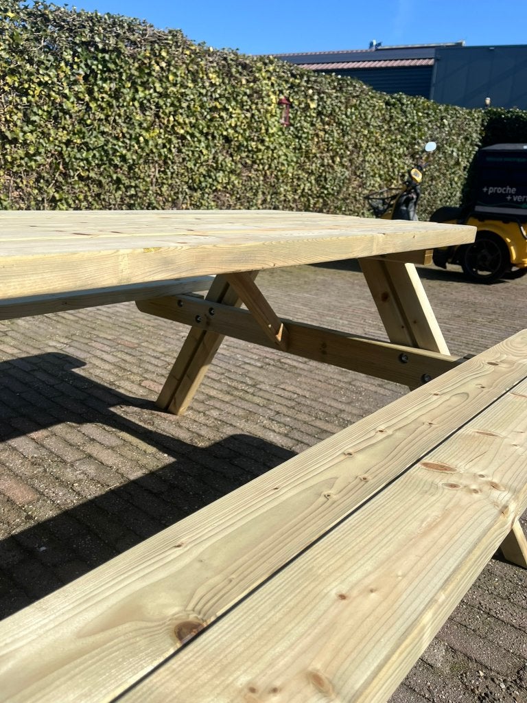 prachtige picknicktafels, Nieuw, Ophalen of Verzenden, Inklapbaar, Rechthoekig