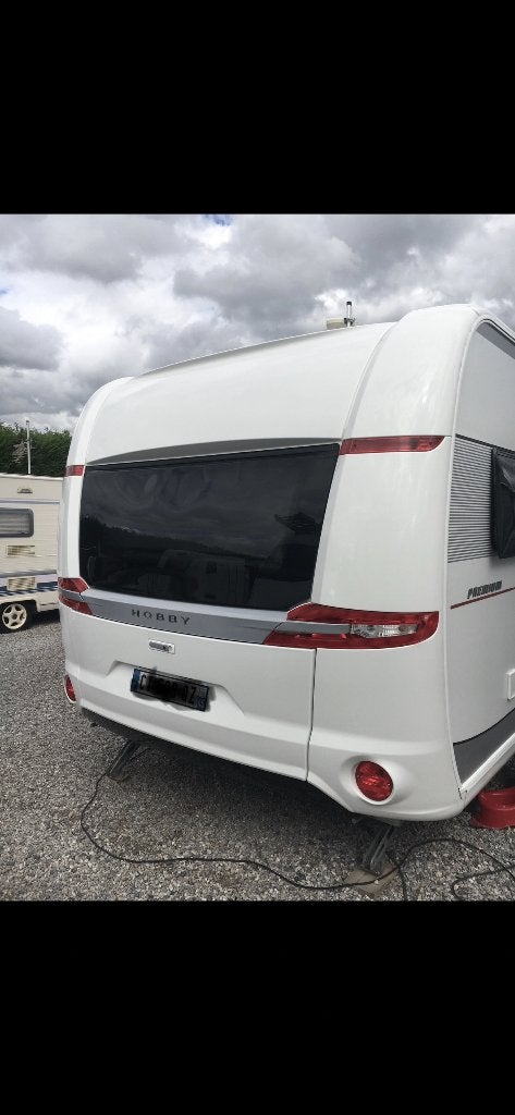 Hobbycaravan 6m10, Rondzit, Hobby, Koelkast, 7 tot 8 meter