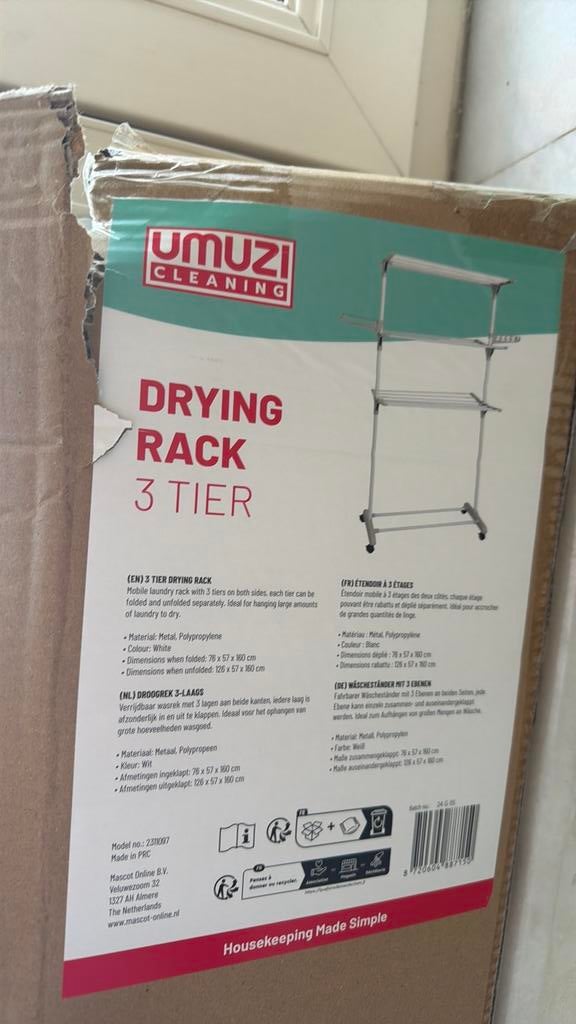 Étagère à linge, Enlèvement, Neuf, Séchoir à linge