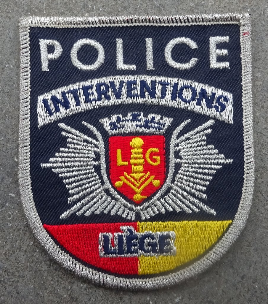 BELGIQUE: POLICE VILLE DE LIEGE - INSIGNE (OBSOLETE), Envoi, Gendarmerie, Emblème ou Badge