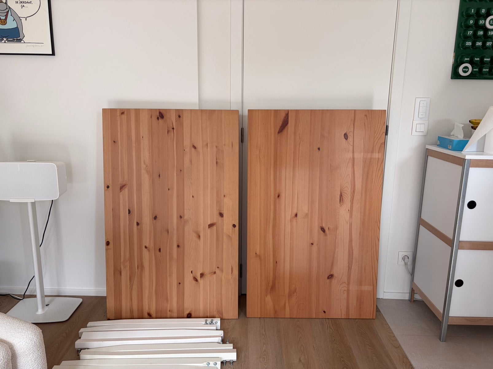 Table Ikea Lerhamn, Scandinave, 74 cm, Comme neuf, Enlèvement
