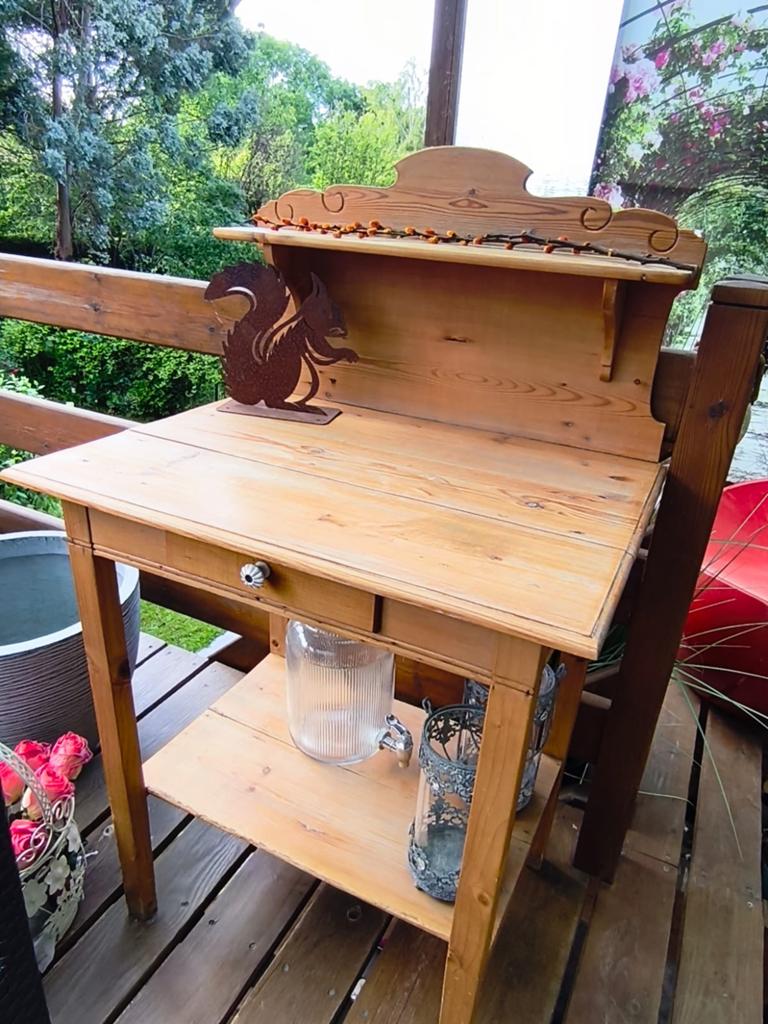 Meuble d’appoint rustique en bois, Antiquités & Art, Antiquités | Meubles | Armoires, Enlèvement