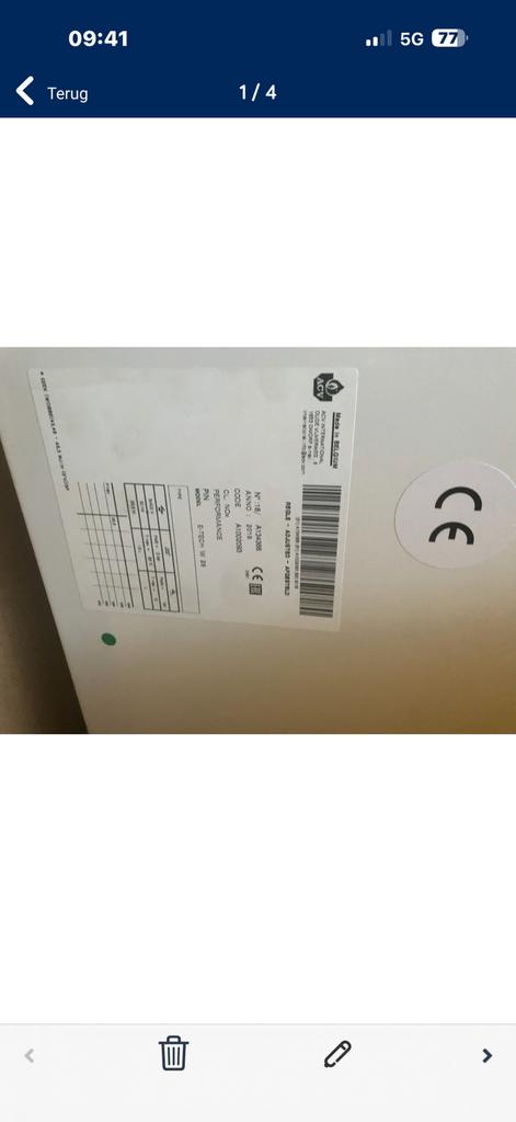 Nieuw electrische boiller, Enlèvement, Neuf