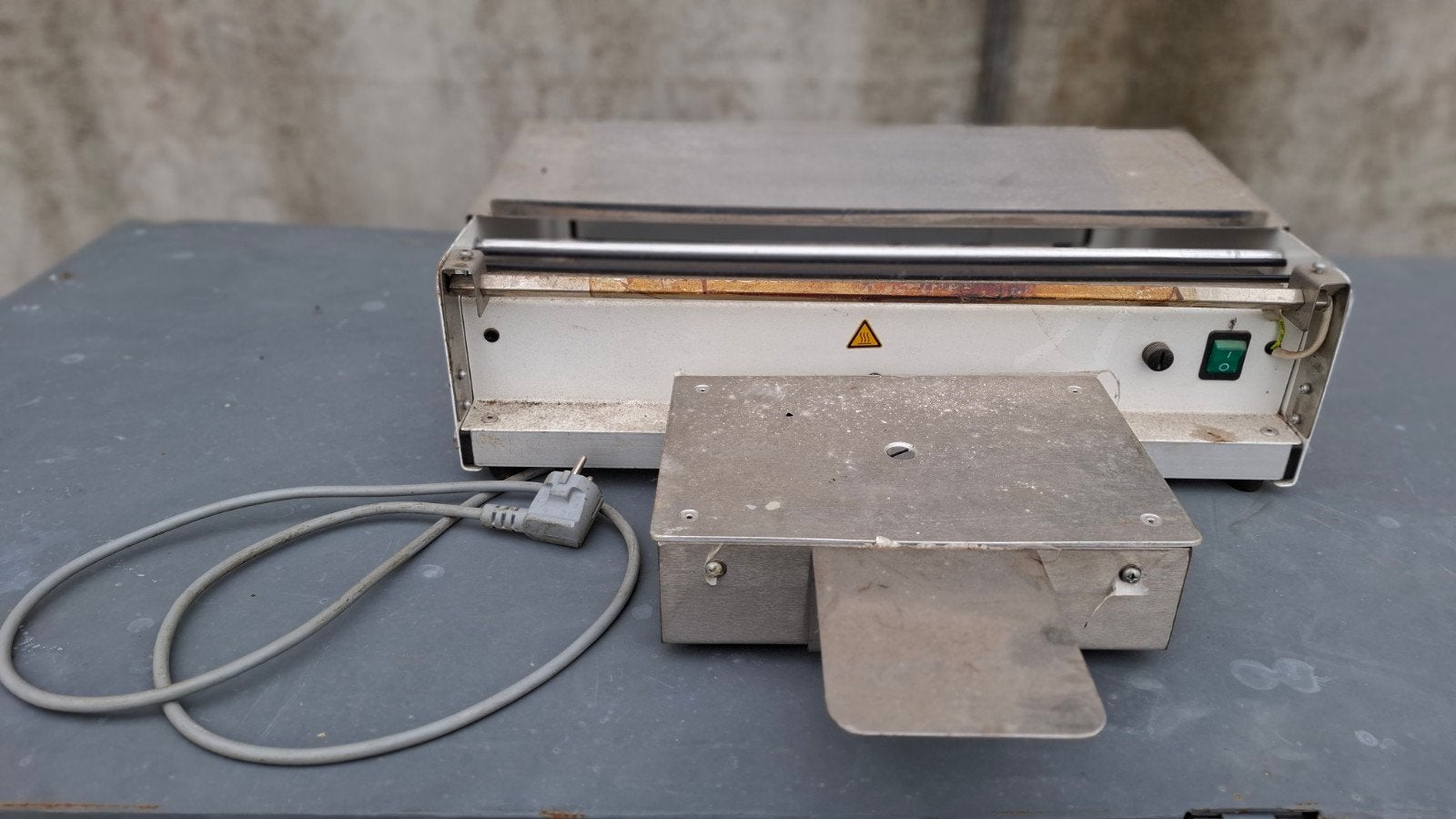 verpakkingsmachine met verwarmingsbak voor voedselfolie, Zakelijke goederen, Ophalen of Verzenden