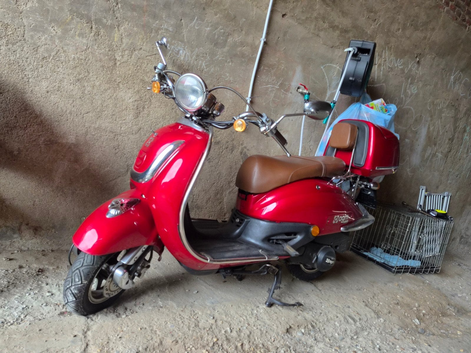 scooter agm 125cc, Ophalen