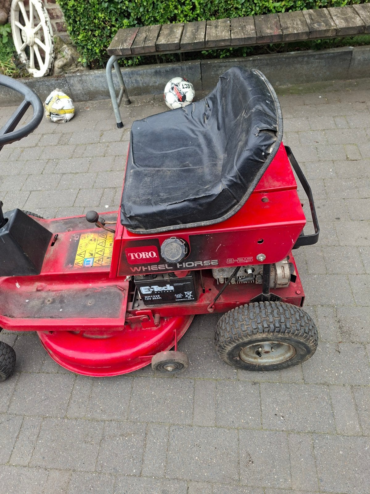 Zitmaaier toro 250€, Ophalen
