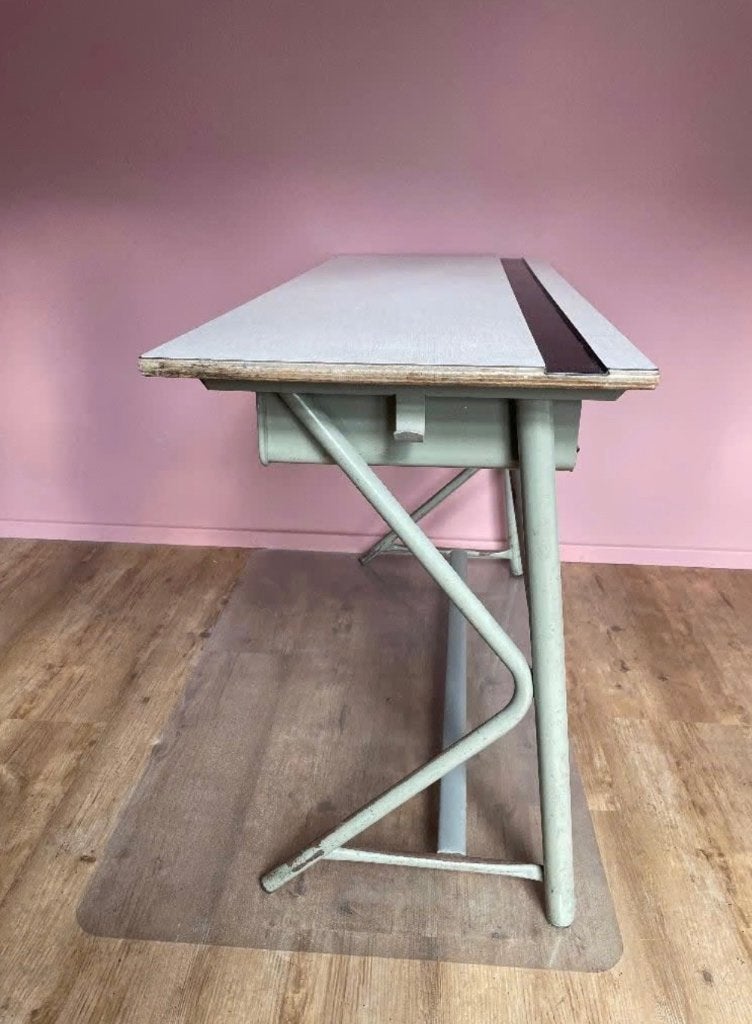Schoolbank, Huis en Inrichting, Ophalen, Opbergruimte, Gebruikt, 49 cm