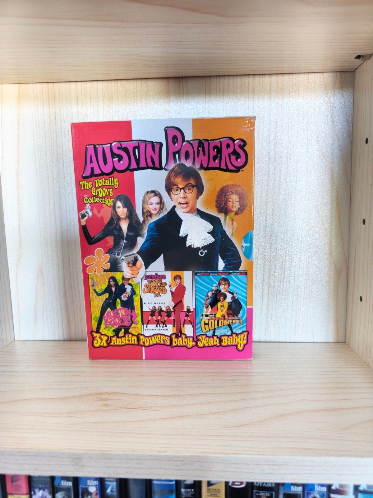 Austin Powers Trilogy box (DVD), Ophalen of Verzenden, Gebruikt
