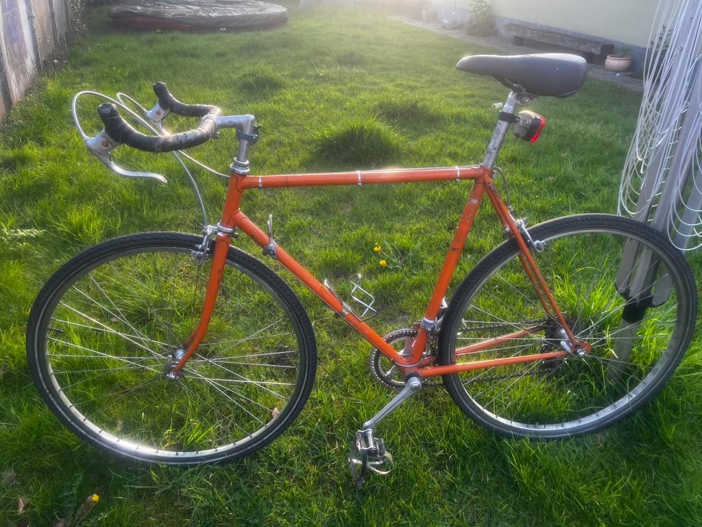 Retro - race fiets, Fietsen en Brommers, Ophalen, Gebruikt, Heren, 10 tot 15 versnellingen