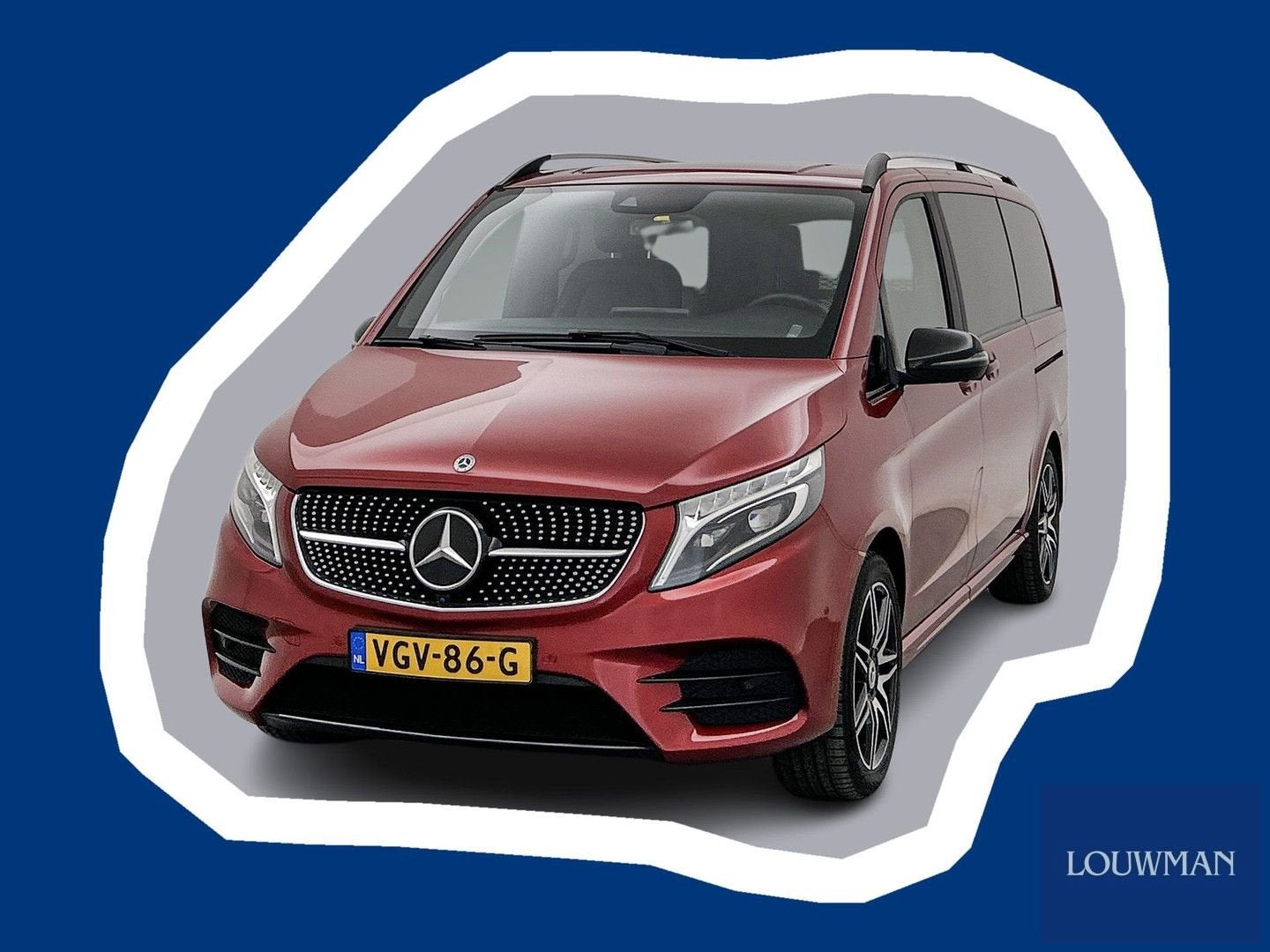 Mercedes-Benz V-klasse 300d Lang Avantgarde Edition AMG line, Rouge, Achat, Entreprise, Diesel