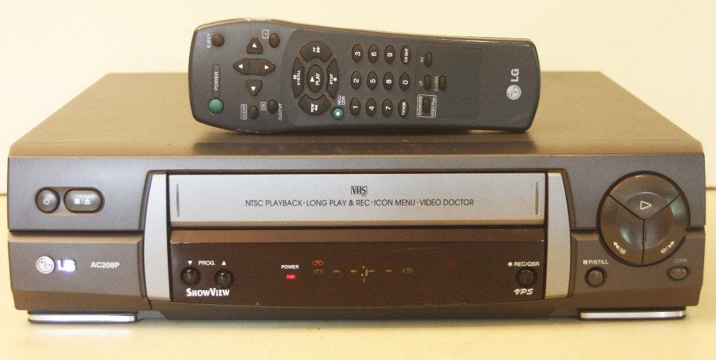 LG Videorecorder Met Afstandsbediening / Model AC208P, Ophalen of Verzenden, Zo goed als nieuw, VHS-speler of -recorder