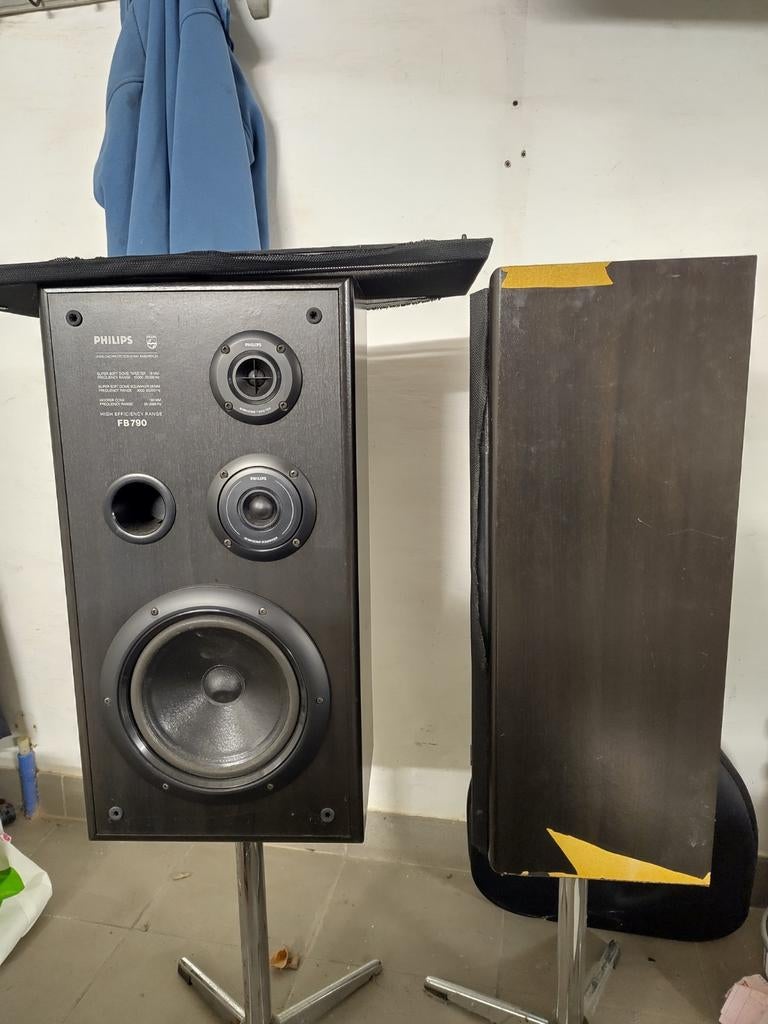 Krachtige luidsprekers Philips FB790, Audio, Tv en Foto, Luidsprekerboxen, Ophalen, Philips
