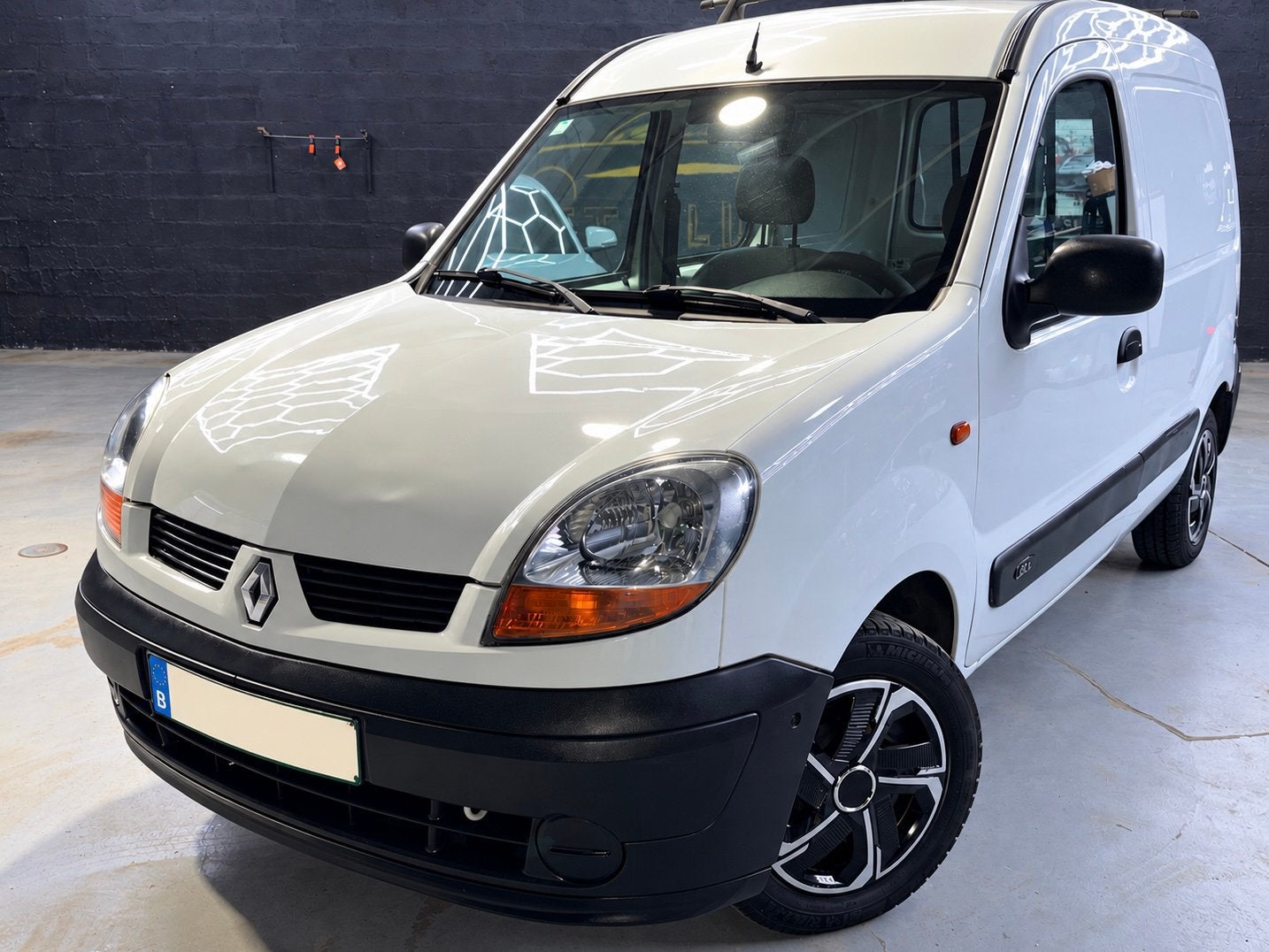 Renault Kangoo 1.2i 16v benzine 149.900km Lichte Vracht 2005, Autos, Achat, Beige, Entreprise, 2 places
