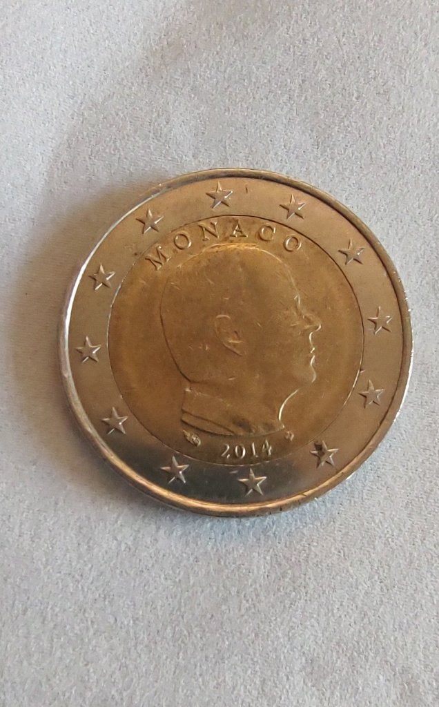 Monaco  2€, Postzegels en Munten, Ophalen, Overige landen, Losse munt