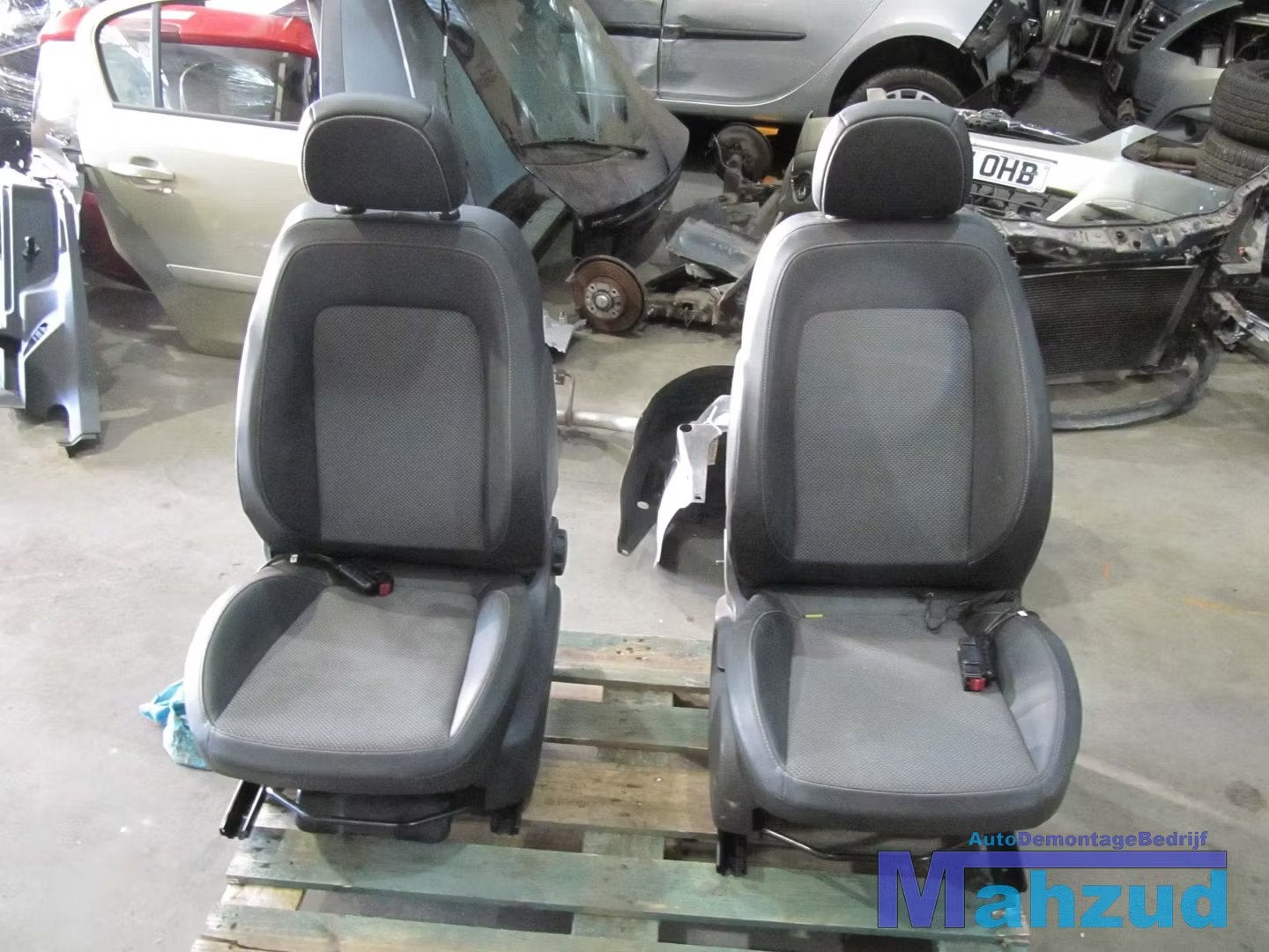 OPEL CORSA D COMPLEET 5 DEURS INTERIEUR LEER ZWART, Auto-onderdelen, Gebruikt, Opel Automobile GmbH, Kontakt@opel-infoservice.de