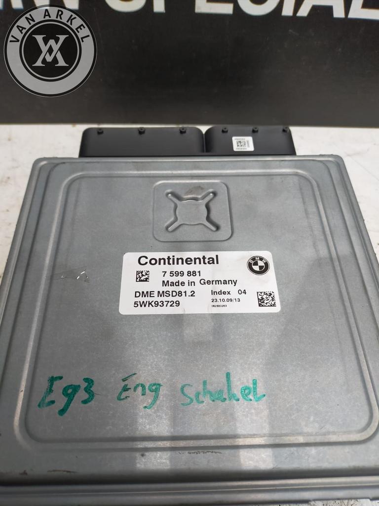 BMW E93 ECU 320i n43b20 Schakel 7599881 set, -, Utilisé, -, -