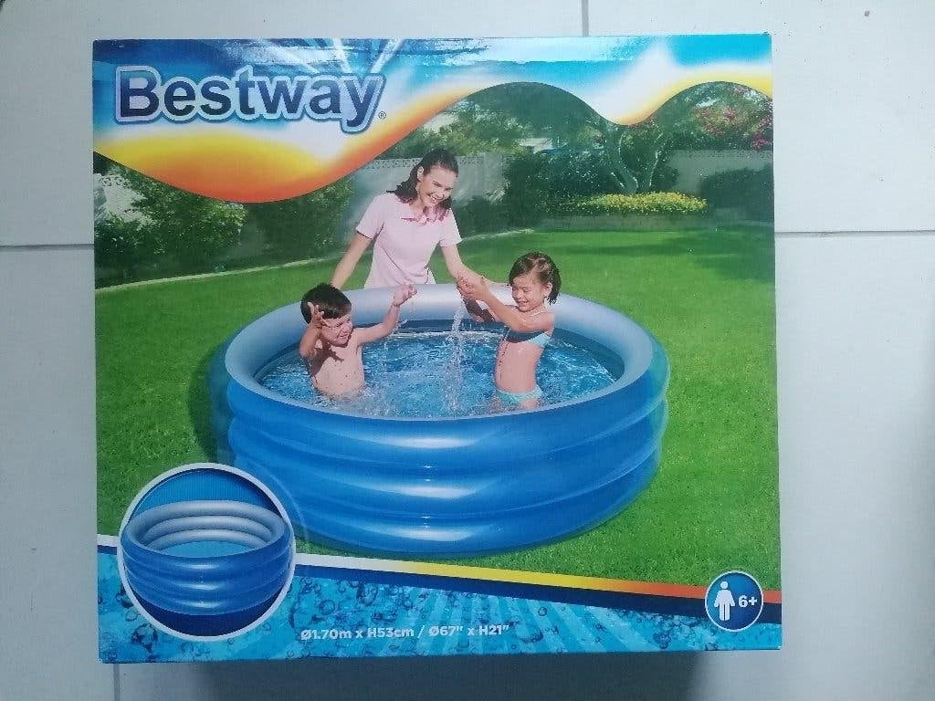 NEUVE - Piscine Bestway 170cm x 53cm, Neuf, Piscine gonflable, Rond, Enlèvement