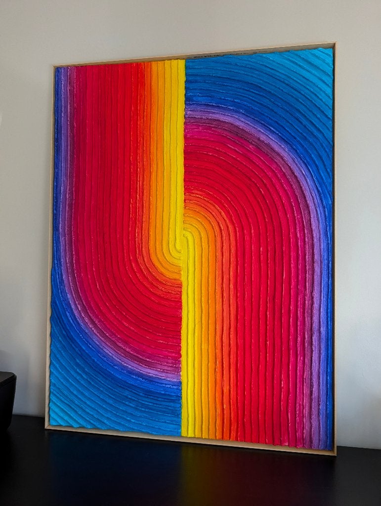 Uniek 3D Kunstwerk op Maat (Klei - 60x80), Ophalen
