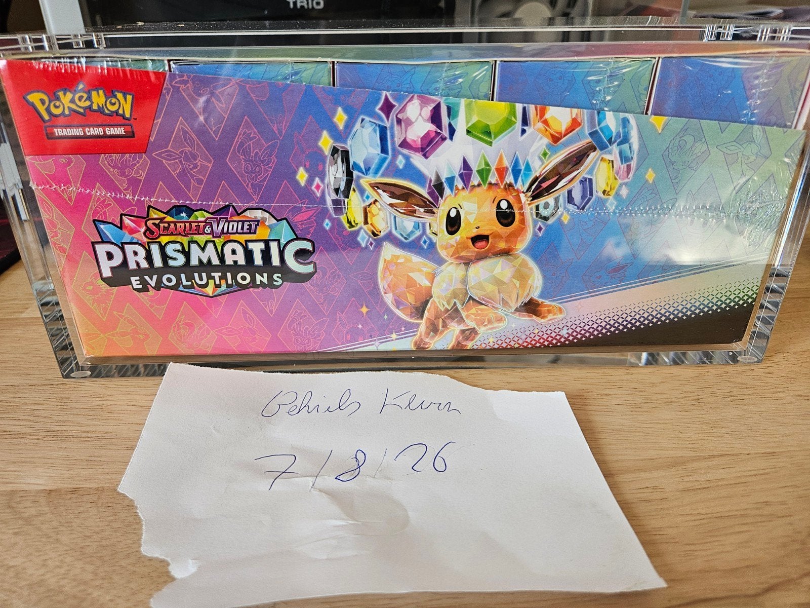 prismatic booster bundle case met acryl, Ophalen of Verzenden, Booster