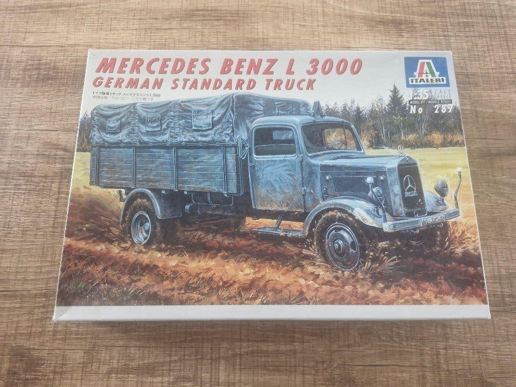 Italeri 1/35 Mercedes Benz L3000 German Standard Truck, Neuf, Camion, 1:32 à 1:50, Italeri