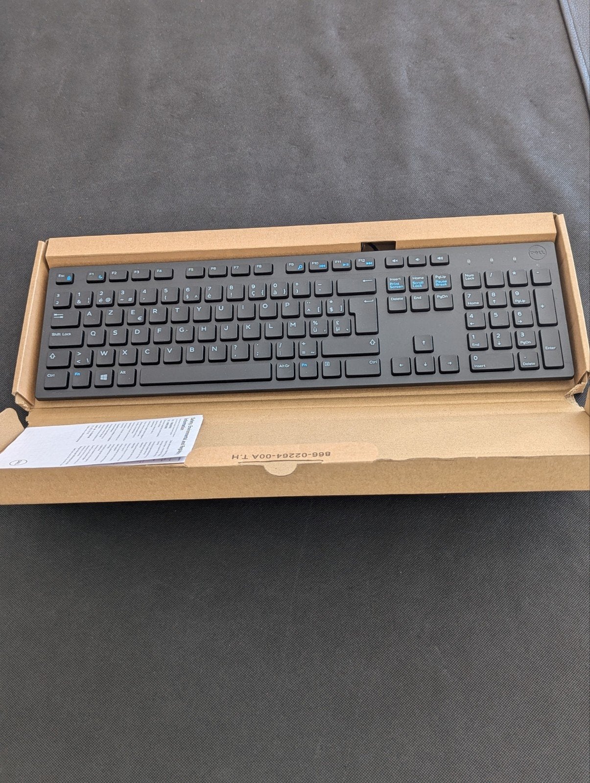 DELL KB216 - AZERTY Toetsenbord - Zwart, Ophalen of Verzenden, Azerty, Bedraad