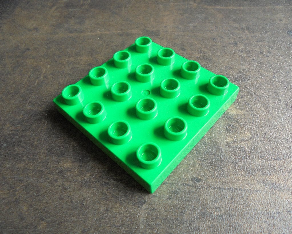 Lego Duplo Baseplate 4x4 (zie foto's) 16, Ophalen of Verzenden, Gebruikt, Losse stenen, Duplo