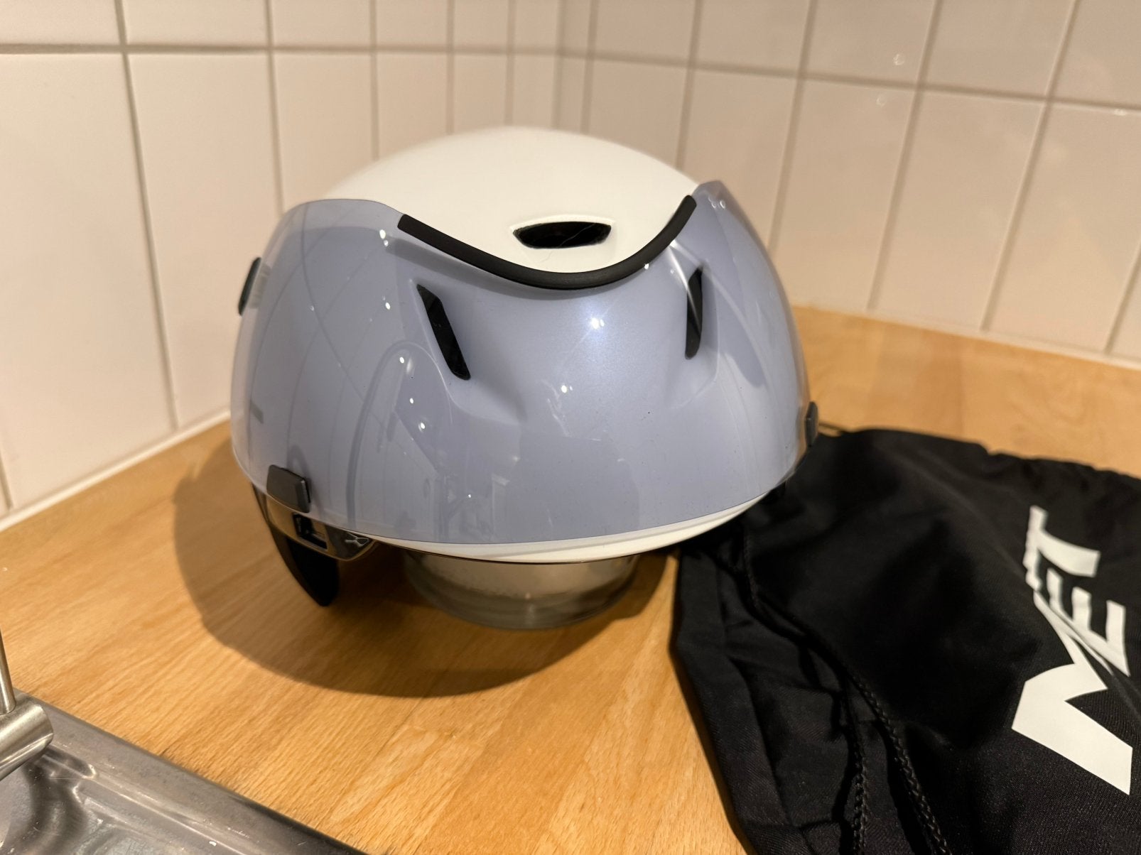 MET aero tijdrithelm codatronca 52-56 maat S, Ophalen of Verzenden, Zo goed als nieuw, S
