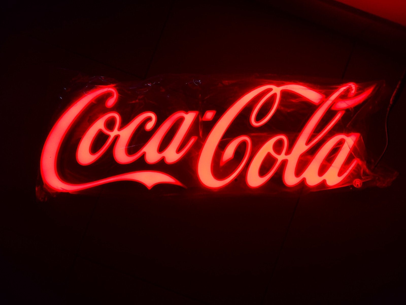 Panneau LED Coca-Cola, Collections, Marques & Objets publicitaires, Neuf, Table lumineuse ou lampe (néon), Enlèvement ou Envoi