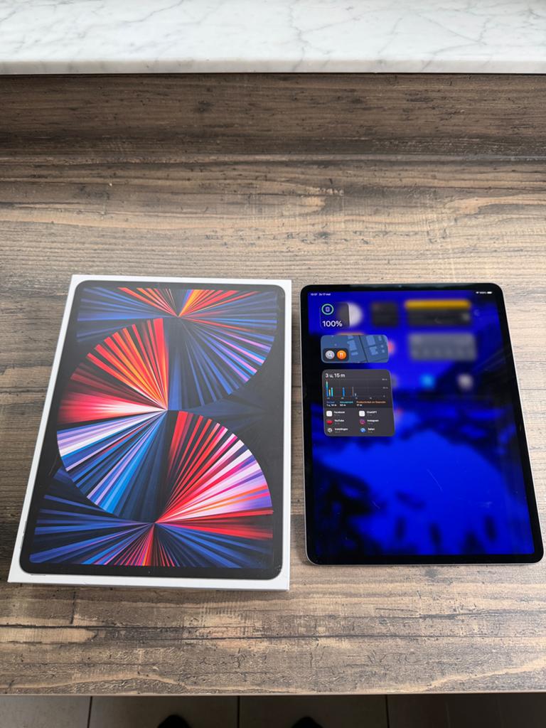 Ipad Pro 12.9” M1 2021 256gb + Apple Pencil 2, Computers en Software, Apple iPads, Ophalen, 13 inch of meer, Apple iPad, Zo goed als nieuw