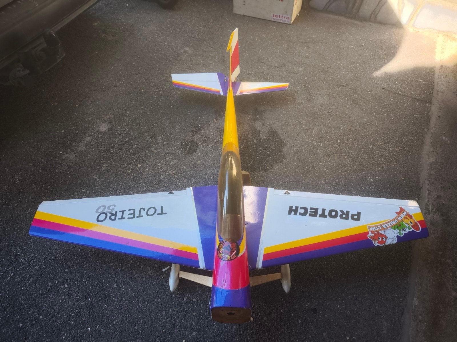 Tojeiro 50 Protech, Hobby en Vrije tijd, Ophalen, Gebruikt, Nitro, RTF (Ready to Fly)