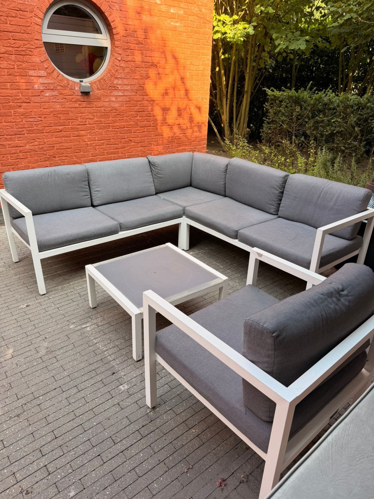 Loungeset van Royal Patio, Tuin en Terras, Ophalen, Kunststof, Gebruikt, 6 zitplaatsen