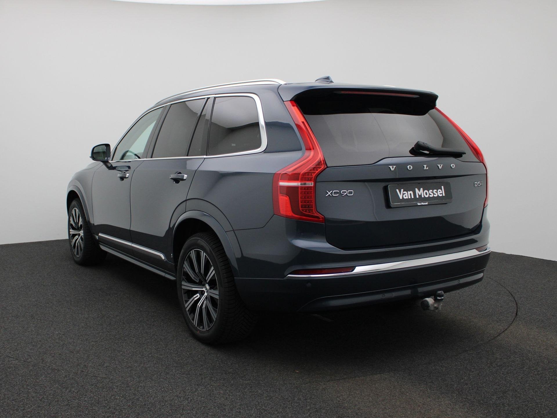 Volvo XC90 2.0 B5 D 4WD Ultimate Bright Aut., Auto's, Stof, Gebruikt, 4 cilinders, Blauw