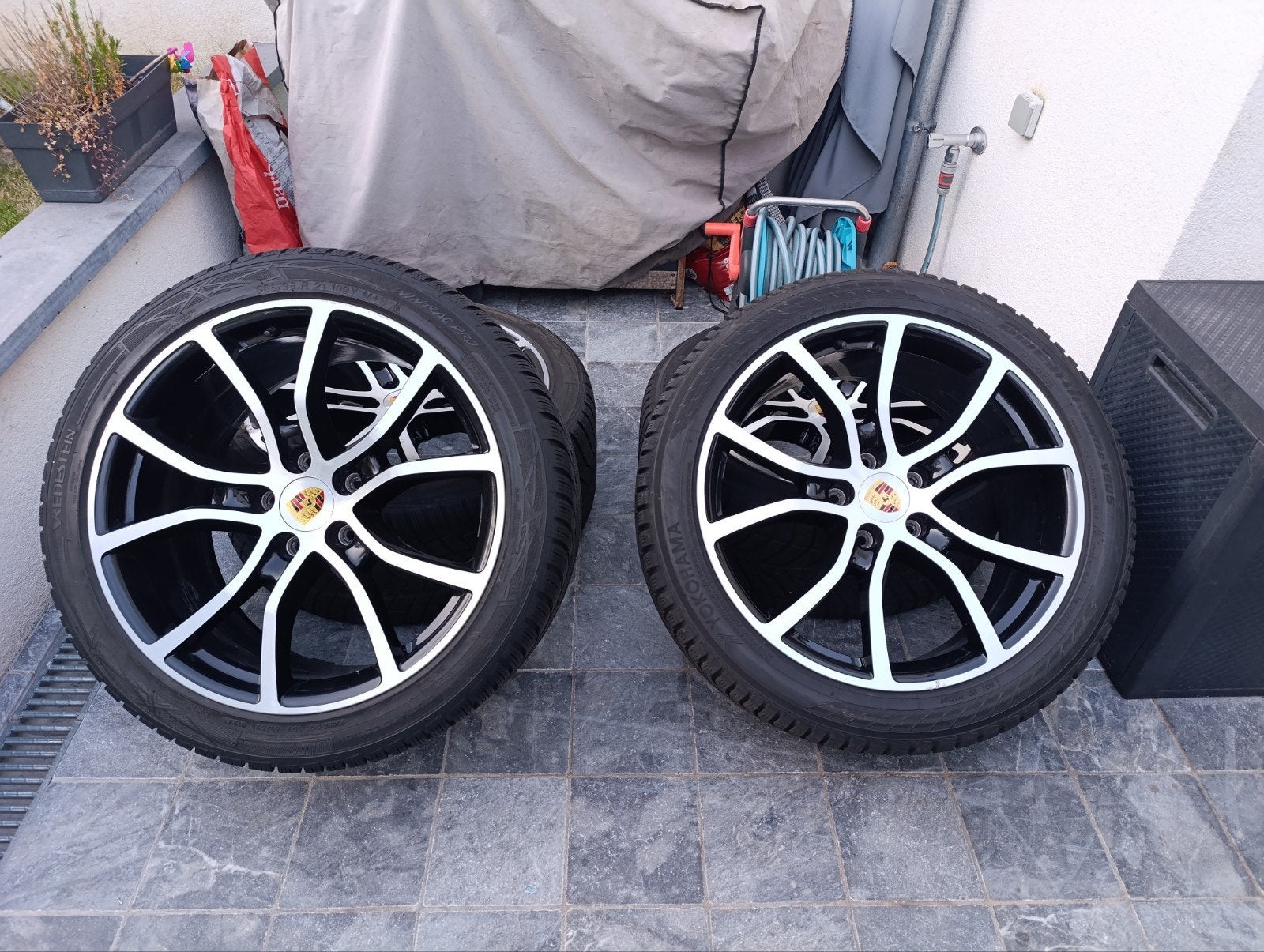 Jantes kit hiver porsche cayenne 21 pouces, Auto-onderdelen, Banden en Velgen, Banden en Velgen, Winterbanden, 21 inch, Gebruikt