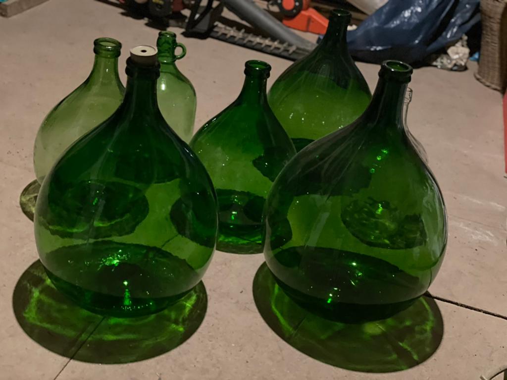 Lot oude wijnflessen diverse formaten, Enlèvement, Utilisé, Verre