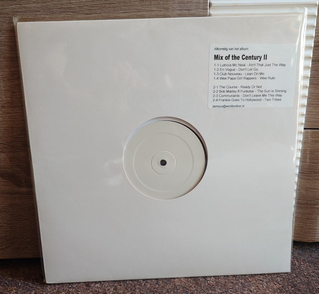 Various – Mix Of The Century II (12'' White Label Vinyl), Cd's en Dvd's, Vinyl | Dance en House, Zo goed als nieuw, 12 inch, Dance Populair