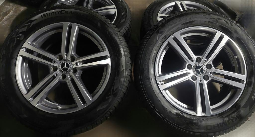 Originele Mercedes GLC X253 velgen winterbanden 235 560 18, Ophalen, Winterbanden, Band(en)