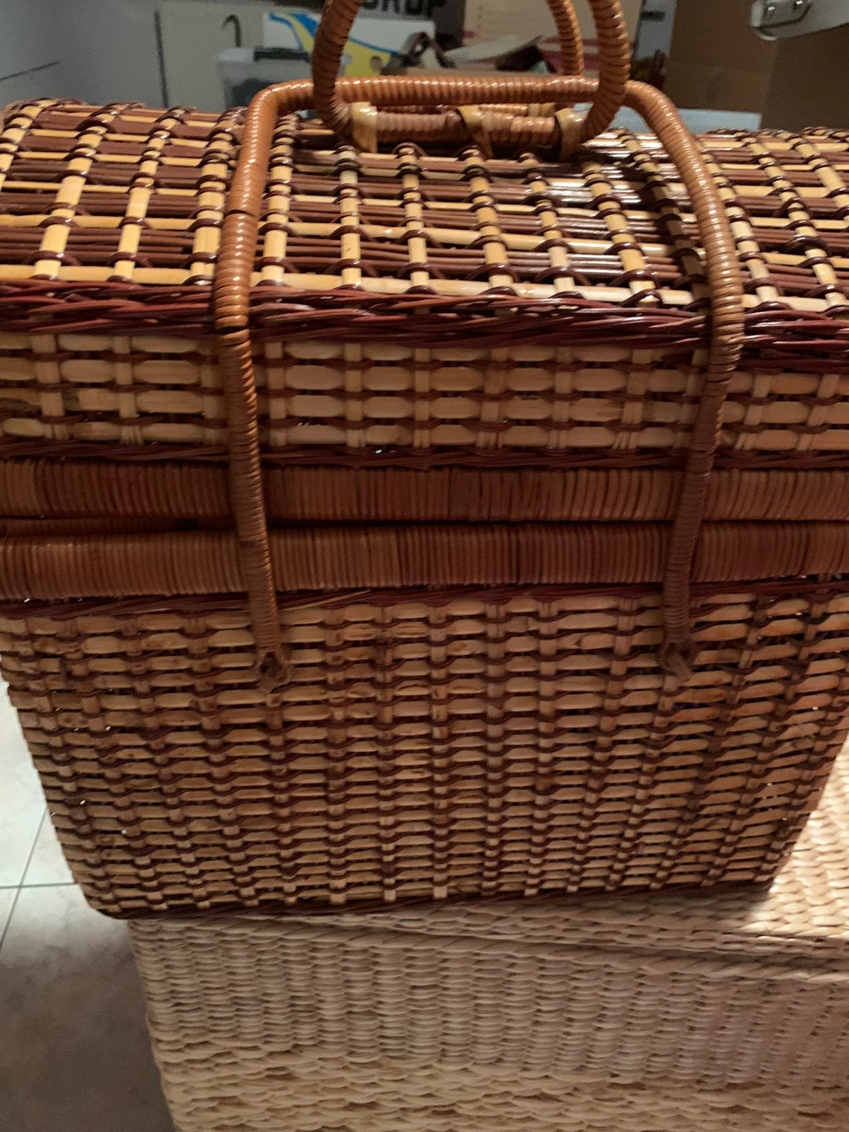 Panier à pique-nique en osier - Nouveau, Enlèvement ou Envoi, Neuf