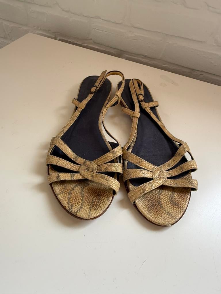 Platte sandaaltjes Zadig & Voltaire, mt 40, Kleding | Dames, Schoenen, Overige kleuren, Verzenden, Sandalen of Muiltjes, Gedragen