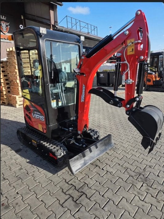 Graafmachine minigraver Kingway VIP15 Kubota GRATIS levering, Zakelijke goederen, Machines en Bouw | Kranen en Graafmachines, Verzenden