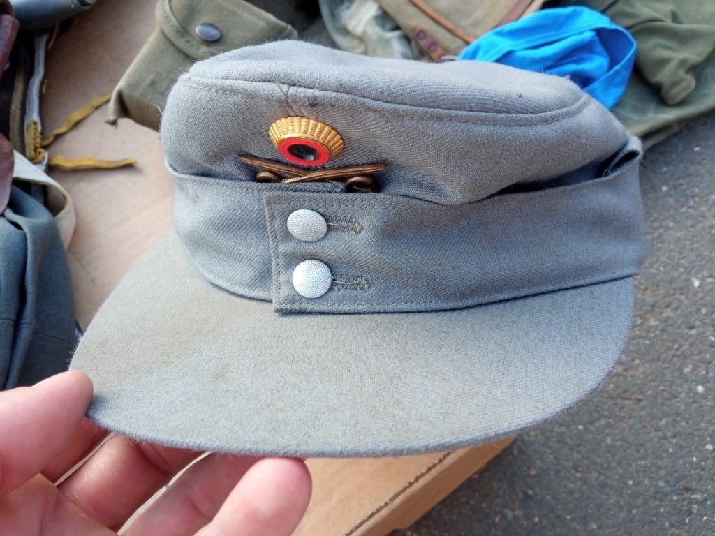 Militaria Bundeswehr Casquette Feldmütze, Envoi, Armée de terre, Vêtements ou Chaussures