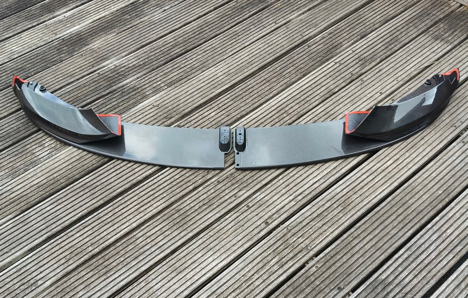 Voorspoiler Frontspoiler BMW 4 serie Carbon look., Ophalen, Voor, Nieuw, Bumper